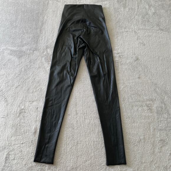 Commando Pants Womens Small Black Faux Leather Leggings High Rise Capsule - Picture 2 of 6
